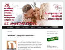 Tablet Screenshot of blog.docenpolskie.pl